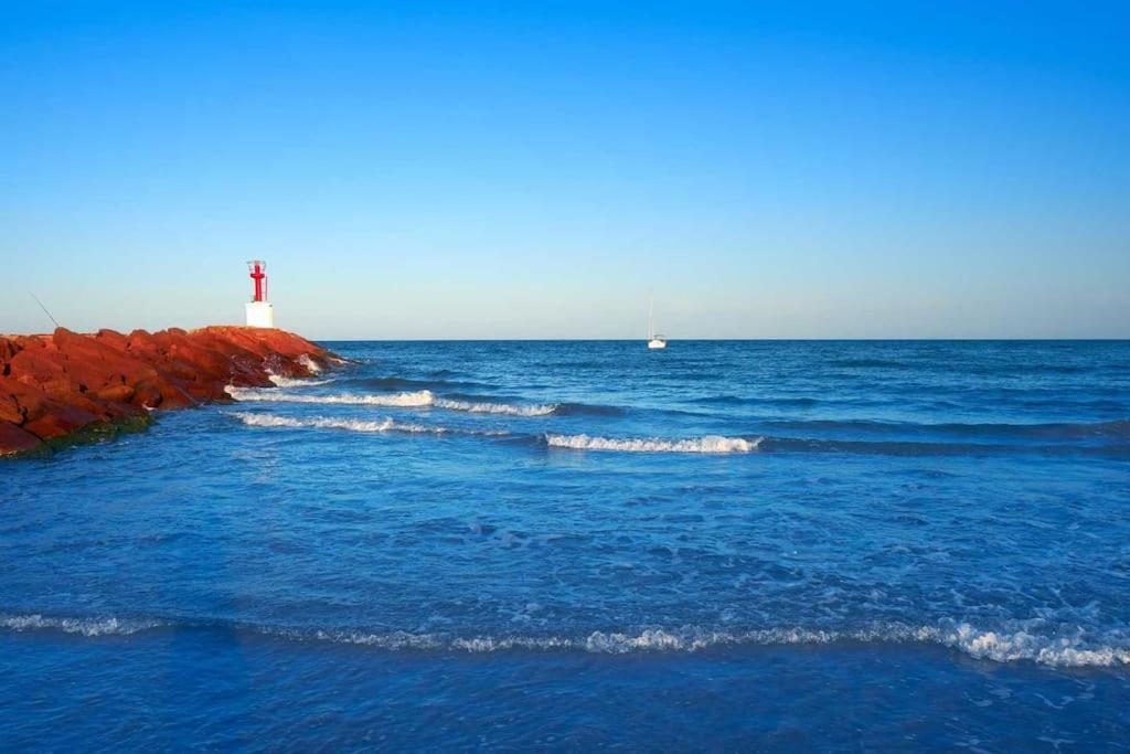 La Llar45 , Relajate Junto Al Mar Apartamento Playa Pobla de Farnals Exterior foto