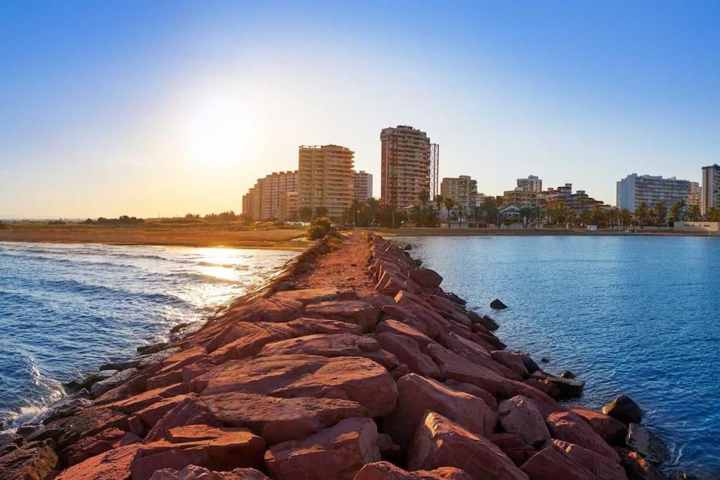 La Llar45 , Relajate Junto Al Mar Apartamento Playa Pobla de Farnals Exterior foto