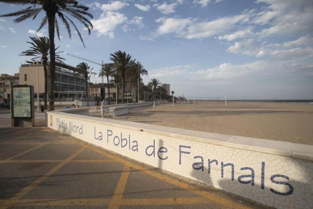 La Llar45 , Relajate Junto Al Mar Apartamento Playa Pobla de Farnals Exterior foto